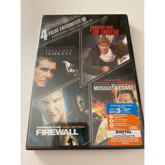 4 Film Favorites Harrison Ford Collection DVD Set - Picture 1 of 2